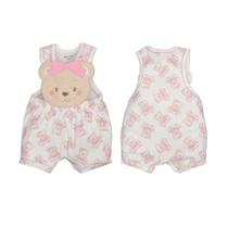 Banho De Sol Bebê Ursinha Suedine Rosa Verão Upi Uli Banho De Sol Bebê Ursinha Suedine Rosa Verão Upi Uli