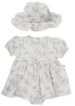 Banho de Sol Com Chapeu Sweet Home Rosa - Grow Up