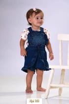 Banho De Sol De Bebê C/Body Jeans/Suedine Carolla Banho De Sol De Bebê C/Body Jeans/Suedine Carolla