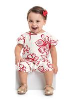 Banho de Sol Floral para Bebê Menina Quimby
