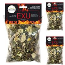 Banho Exu Proteção Espiritual Abertura de Caminhos Prosperidade Limpeza Ervas da Umbanda Kit 3 Und Banho Exu Proteção Espiritual Abertura de Caminhos Prosperidade Limpeza Ervas da Umbanda Kit 3 Und