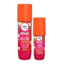 Banho Gloss e Perfume: Body Splash e Óleo de Trat. 60ml Glamour Chic Salon Line Banho Gloss e Perfume: Body Splash e Óleo de Trat. 60ml Glamour Chic Salon Line