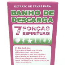 Banho Líquido 7 Forças Espirituais Limpeza Completo Umbanda Candomblé Energéticos 100ml