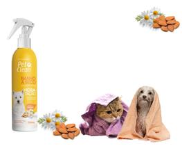 Banho Seco Pet Clean Hidratação Camomila Cães e Gatos 240ml