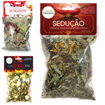 Banho Sedução Encanto Paixão Sorte No Amor Atrair Atração Exu Zé Pilintra Kit