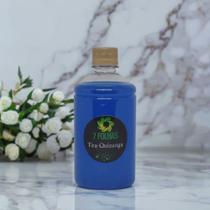 Banho Tira Quizanga Líquido 500ml 7 Folhas Descarrego Profundo, Cargas Pesadas e Blindagem Espiritual