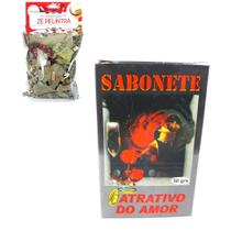 Banho Zé Pilintra Proteção Espiritual Prosperidade Sabonete Atrativo do Amor Kit