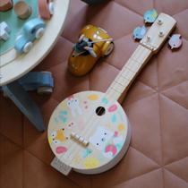 Banjo Infantil Janod Pure em Madeira Instrumento Musical Educativo para Crianças Pequenas Banjo Infantil Janod Pure em Madeira Instrumento Musical Educativo para Crianças Pequenas