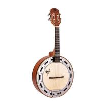 BANJO Marques MAHOGANY NATURAL FOSCO PASSIVO c/ ARO CROMADO