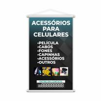 Banner Acessórios para Celulares Capinhas Películas Grande