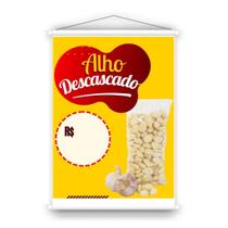 Banner Alho descascado SEM PERSONALIZAÇÃO Não mancha / Não desbota Sol e chuva
