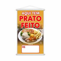 Banner Aqui Tem Prato Feito Restaurante Preço Grande