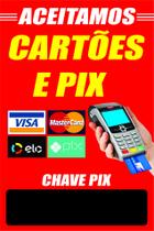 Banner Arte Pronta - Aceitamos Cartões/Pix Banner Arte Pronta - Aceitamos Cartões/Pix