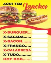 Banner Arte Pronta - Aqui Tem Lanche