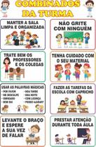 Banner Arte Pronta - Combinados Da Turma Letras Amarelas