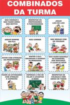 Banner Arte Pronta - Combinados Da Turma Vermelho Mônica