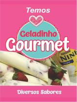 Banner Arte Pronta - Geladinho Gourmet Banner Arte Pronta - Geladinho Gourmet