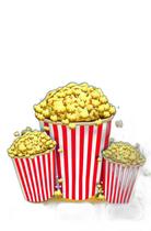 Banner Arte Pronta - Pipoca Doce E Salgada Banner Arte Pronta - Pipoca Doce E Salgada