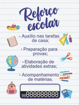Banner Arte Pronta - Reforço Escolar