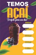 Banner Arte Pronta - Temos Açaí Banner Arte Pronta - Temos Açaí