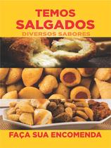 Banner Arte Pronta - Temos Salgados Banner Arte Pronta - Temos Salgados