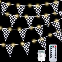 Banner Aurelema Light up Checkered Flag 10m com 8 modos de luz