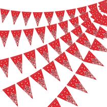 Banner Bandana Triangular para Festa - Pacote com 5 Unidades (3m)