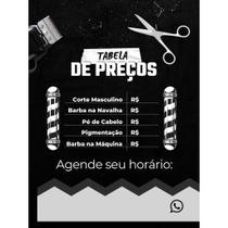 Banner Barbearia Ref:1 SEM PERSONALIZAÇÃO Não mancha / desbota Sol e chuva Banner Barbearia Ref:1 SEM PERSONALIZAÇÃO Não mancha / desbota Sol e chuva