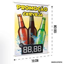 Banner Cervejas, Bebidas Com Campo Editável Alta Qualidade - G Artes