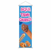 Banner Churros 30x100cm lona Banner Churros 30x100cm lona
