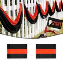 Banner com bandeira de Halloween LinaGarten, pacote com 2 truques ou travessuras