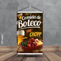 Banner Comida de Boteco 60x40cm Banner Comida de Boteco 60x40cm