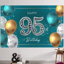 Banner de aniversário Backdrop HAMIGAR 95º aniversário 6x4 pés