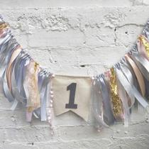 Banner de cadeira alta com decoração de aniversário, 1º aniversário, bebê Banner de cadeira alta com decoração de aniversário, 1º aniversário, bebê
