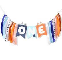Banner de cadeira alta LINLULU, decoração de festa de primeiro aniversário
