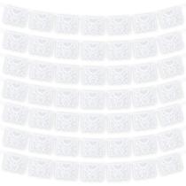 Banner de decoração de festa MARFOREVER White Papel Picado