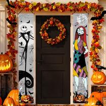 Banner de decorações de Halloween Nightmare Before Christmas Banner de decorações de Halloween Nightmare Before Christmas