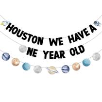Banner de Festa Bessmoso - Espaço Sideral - Primeiro Aniversário em Houston Banner de Festa Bessmoso - Espaço Sideral - Primeiro Aniversário em Houston