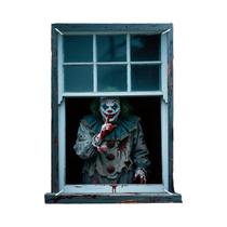 Banner De Festa De Halloween Com Design De Palhaço Aterrorizante, Acessórios Fotográficos De