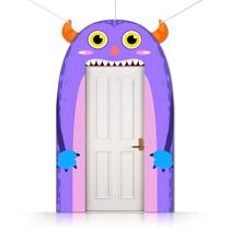 Banner de festa na varanda CUTHOLLOW Cute Monsters Festa de Halloween Banner de festa na varanda CUTHOLLOW Cute Monsters Festa de Halloween