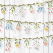 Banner de flores Garland Cheerland Wildflower Enchanted Garden