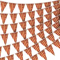 Banner de galhardete de Halloween, pacotes com 5 decorações de circo Banner de galhardete de Halloween, pacotes com 5 decorações de circo