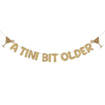 Banner de Glitter Fulmoon A Tini Bit Older - Decoração de Festa