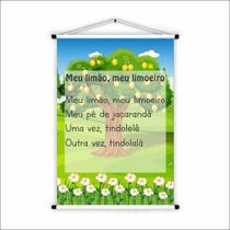 Banner de Lona Educativo Meu Limão Meu Limoeiro - 85x60cm Banner de Lona Educativo Meu Limão Meu Limoeiro - 85x60cm