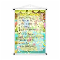 Banner de Lona Educativo Sapo Cururu - 85x60cm Banner de Lona Educativo Sapo Cururu - 85x60cm