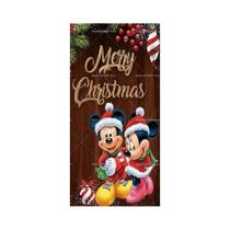 Banner De Natal Da Disney Mickey Minnie Para Porta, Decoração Interna E Externa Para Festas Banner De Natal Da Disney Mickey Minnie Para Porta, Decoração Interna E Externa Para Festas