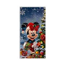 Banner De Natal Da Disney Mickey Minnie Para Porta, Decoração Interna E Externa Para Festas Banner De Natal Da Disney Mickey Minnie Para Porta, Decoração Interna E Externa Para Festas