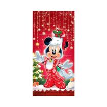 Banner De Natal Da Disney Mickey Minnie Para Porta, Decoração Interna E Externa Para Festas