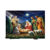 Banner De Natal Em Poliéster Com Fundo De Natalidade De Jesus Para Decoração De Festivais Internos E