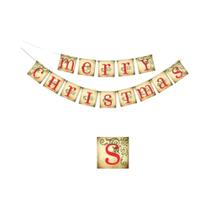 Banner De Natal Vintage Retro Vitoriano Para Decoração De Parede Em Casa Ou Escritório Banner De Natal Vintage Retro Vitoriano Para Decoração De Parede Em Casa Ou Escritório